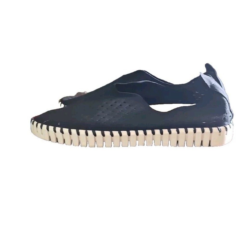 Ilse Jacobsen Slip On Flat Shoes Nonslip  Black Women 9-9.5 (40) Cute Comfy #458